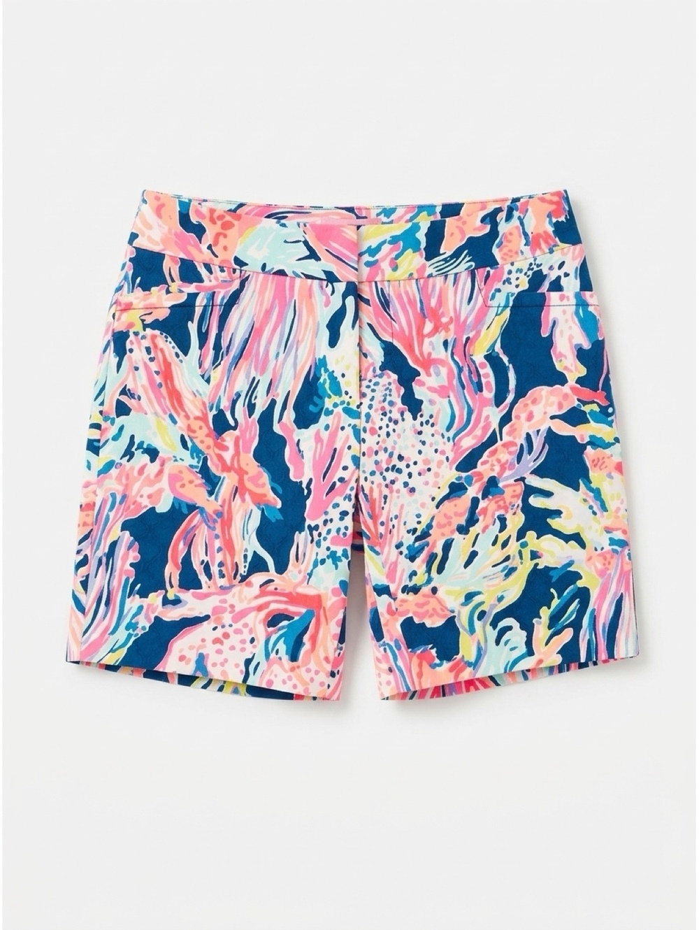 Lilly Pulitzer Women's Size 2 Multicolor Coral Print Shorts